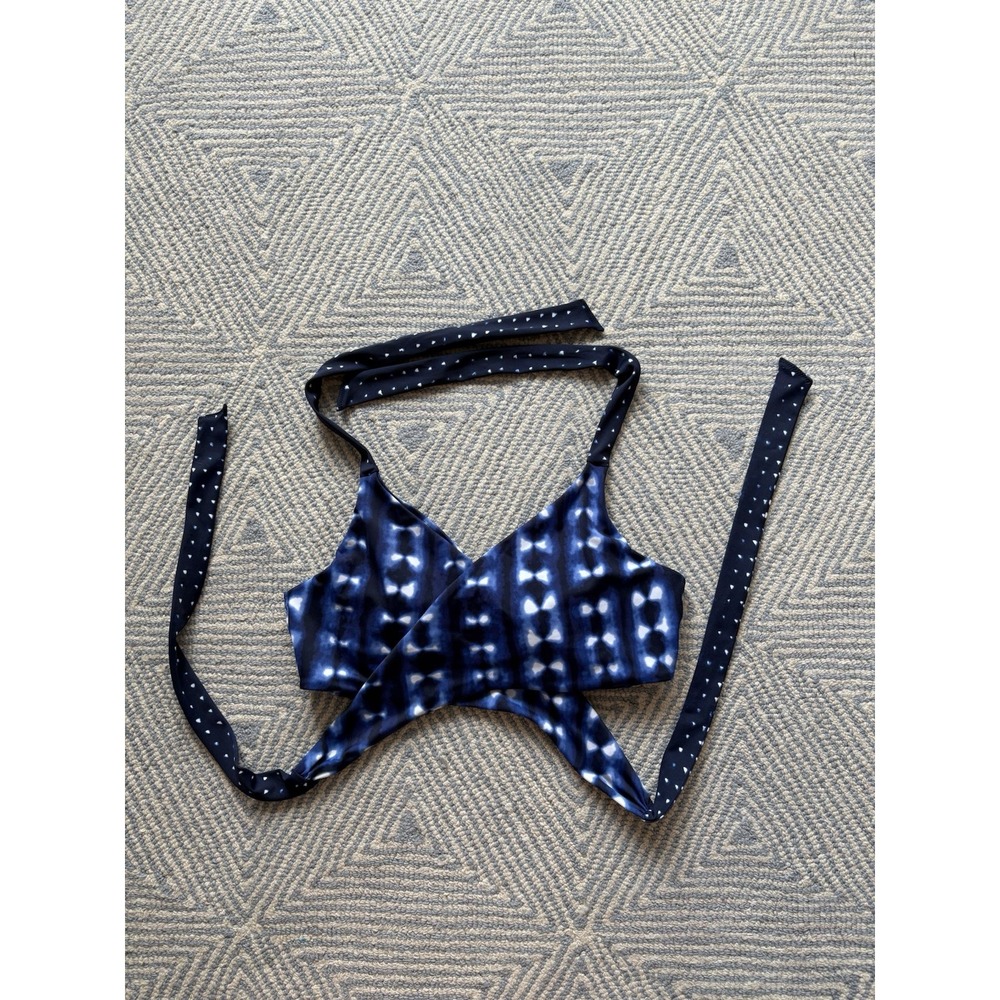 Women's Athleta Bikini Swim‎ Top - Blue/White - 38B/C